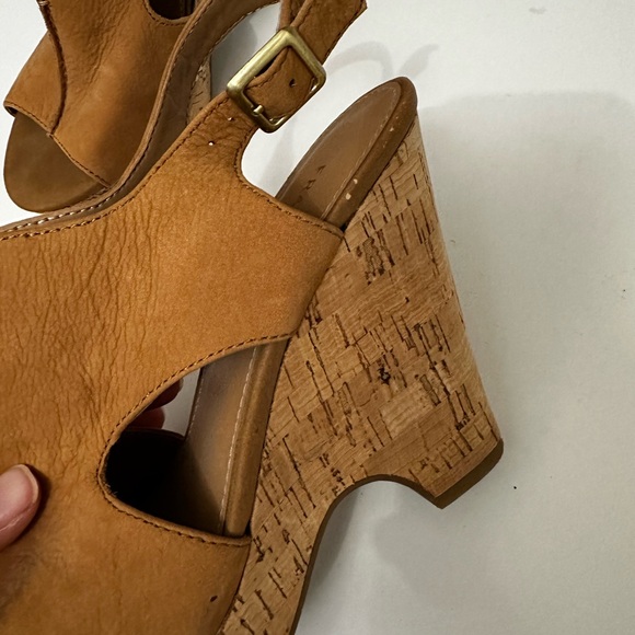 Franco Sarto Wedge Sandal in Tan - Picture 9 of 13